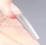 Гелеві типси 120 шт/уп. Дизайнер Multiforms Fast Gel Tips MT1 для нарощування нігтів, фото 9