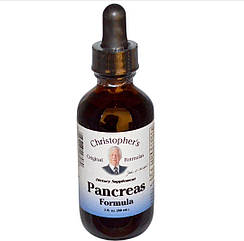 Формула для підшлункової залози, Pancreas Formula, Christopher's Original Formula, 59 мл