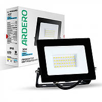 Світлодіодний прожектор Ardero LL-1030ARD 30 Вт 6500 K чорний