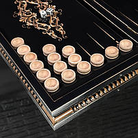 Нарди дерев'яні ручної роботи Візерунок 50×23 подарункові, фото 7