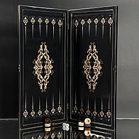 Нарди дерев'яні ручної роботи Візерунок 50×23 подарункові, фото 3