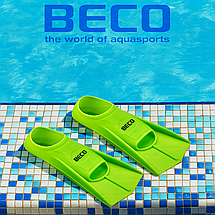 Ласти для плавання ласти для басейну короткі ласти із закритою п'ятою тренувальні BECO 9975 Green р. 30-32, фото 4