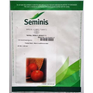 Насіння томата детермінантного Дебют F1 1000 семенів/Seminis — середньозрослий, з тривалим періодом плодоносіння, фото 2