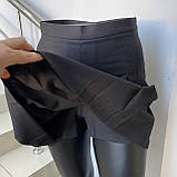 Спідниця Veronica тенісна плісирована спідниця з шортами 40 чорна, фото 2