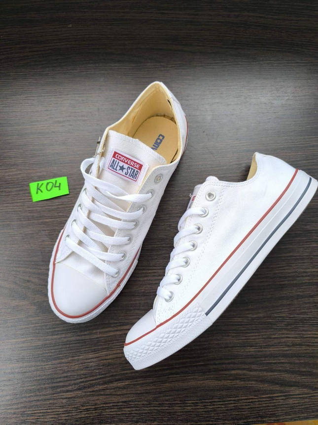 Кеды Converse All Star cotton мужские женские унисекс Вьетнам белые низкие текстиль 43 р, фото 1