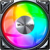 Популярний! Кулер до корпусу MONTECH METAL PRO 12 ARGB PWM BLK - Краща якість тільки на Nukleon.com.ua, фото 3