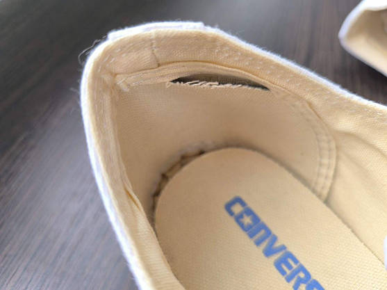 Кеды Converse All Star cotton мужские женские унисекс Вьетнам белые низкие текстиль 43 р, фото 6