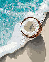 Картина за номерами Смак тропіків 40x50 см набір для малювання з акриловими фарбами на бавовняному полотні для початківців