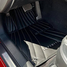 Килимки в автомобіль з екошкіри Toyota Camry в салон