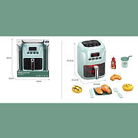 Мультиварка A 1012-2 на батарейках, підсвітка, звук, імітація роботи мультиварки, набір продуктів