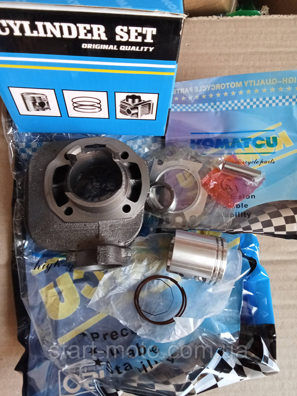 Street Magic Suzuki 2T 49.9cm3 Циліндр комплект Ø 41 p-10 фірма Comatcu — якісний китай class A, фото 1