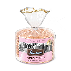 Стропвафлі Maestro Massimo з карамелю 176 г