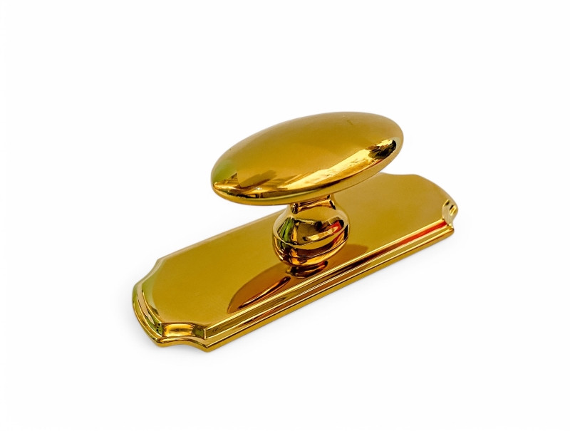 Ручка-кнопка на підкладці Aurum Elegance сучасна класика OL-1091-071 GOLD блискуче золото