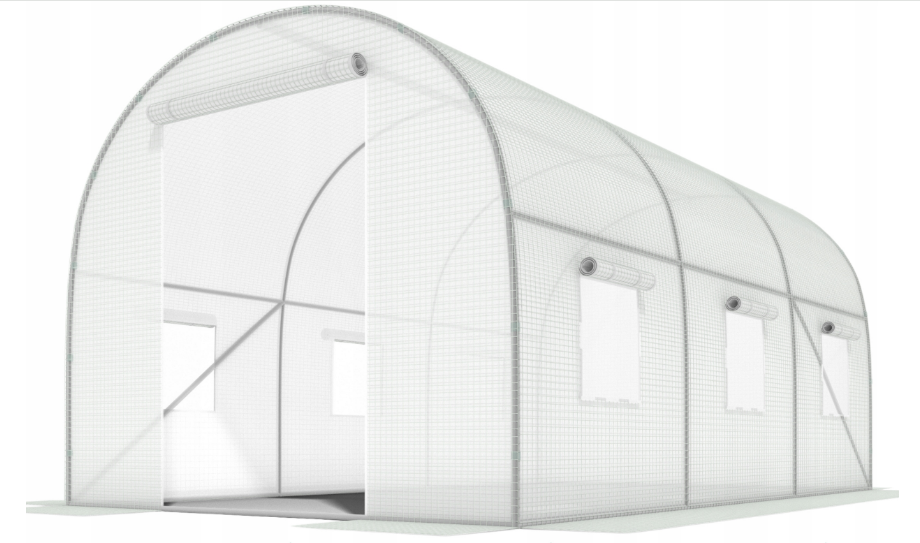 Біла теплиця LEOBRO Garden 6м2 (LB-6M19W)