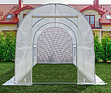 Біла теплиця LEOBRO Garden 6м2 (LB-6M19W), фото 5