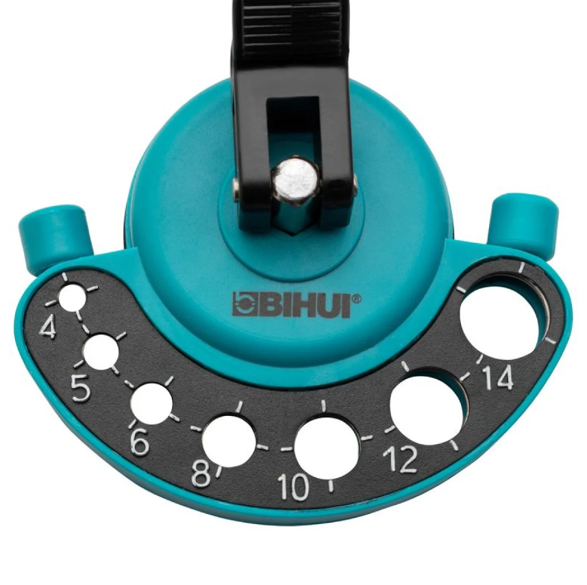 Кондуктор BIHUI з присоском на 7 отворів (4,5,6,8,10,12,14 мм), фото 1
