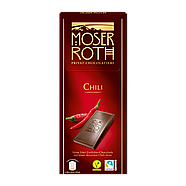 Шоколад Moser Roth чорний із перцем чилі Chili 125 г Німеччина, фото 3