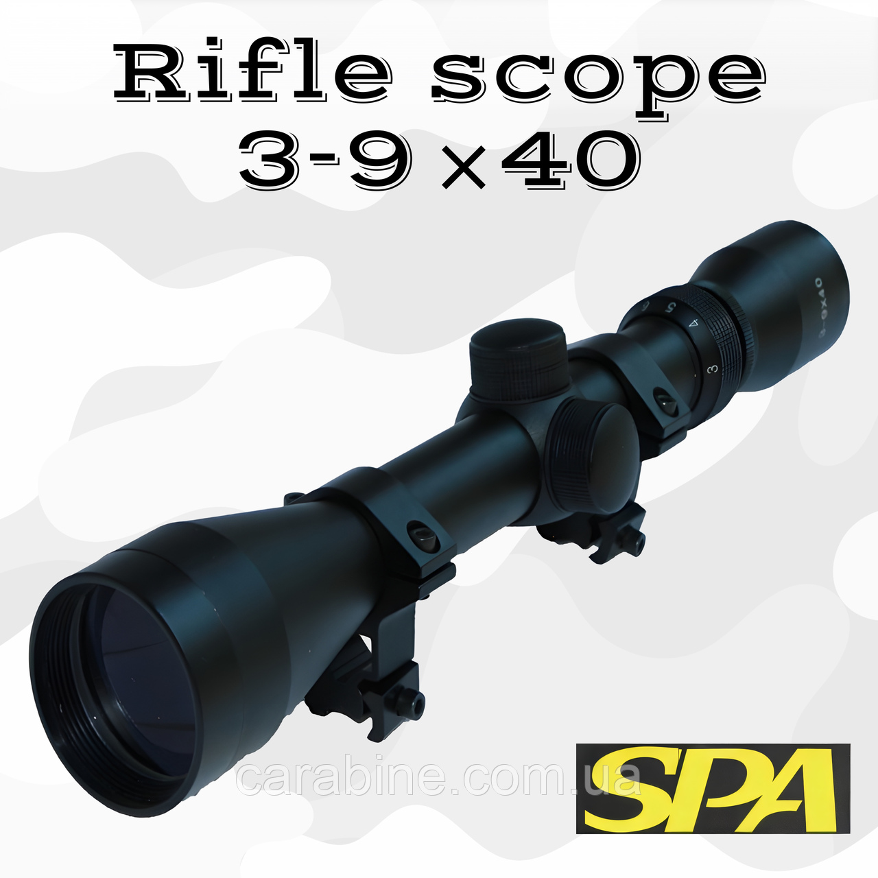 Приціл оптичний для пневматичної зброї Rifle scope 3-9x40