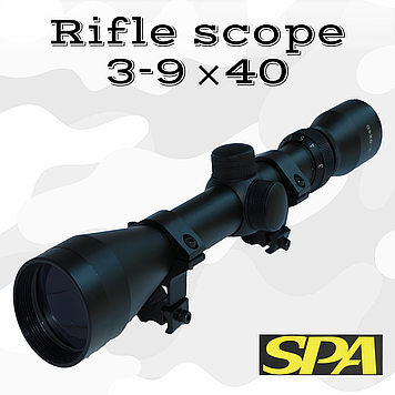Приціл оптичний для пневматичної зброї Rifle scope 3-9x40