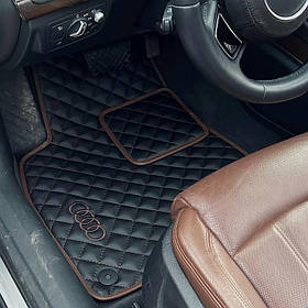 Килимки в автомобіль з екошкіри Audi в салон