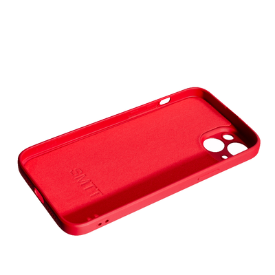 Силіконовий чохол Case SMTT (AA) для Apple iPhone 14 Plus Red, фото 3