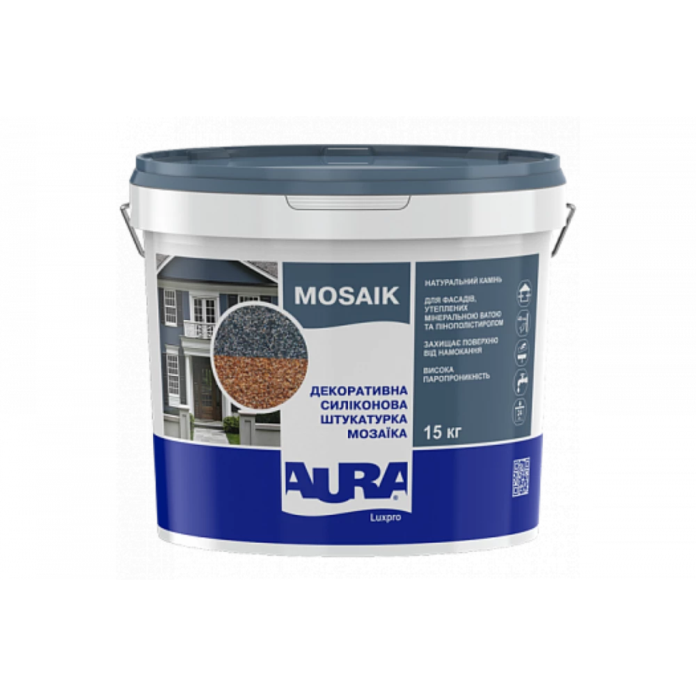 Штукатурка крарцова Aura Lux Pro Mozaik M15 мозаїчна 15кг