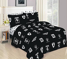 Комплект постільної білизни полуторний дитячий  100% Бавовна 150х220 см (Bld-24)