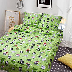 Комплект постільної білизни полуторний дитячий  100% Бавовна 150х220 см (Bld-66)