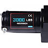 Лебідка для квадроцикла Electric Winch 3000lbs (Сталевий трос / 12В), фото 2