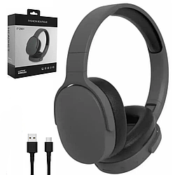 Бездротові навушники з мікрофоном та Bluetooth, 2961 BT, Чорні / Навушники бездротові / Накладні навушники