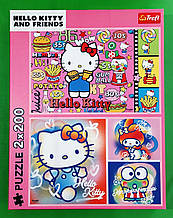 Пазли Trefl    2х (13336) 200 шт Хелоу Кітті Кітті і друзі