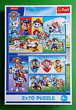 Пазли Trefl    2х (34441) 70 шт Правила веселої команди