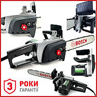 Электрическая пила Bosch ESC 2500 (2,5 кВт шина 40 см) Мощная сетевая цепная электропила Бош для дров qr