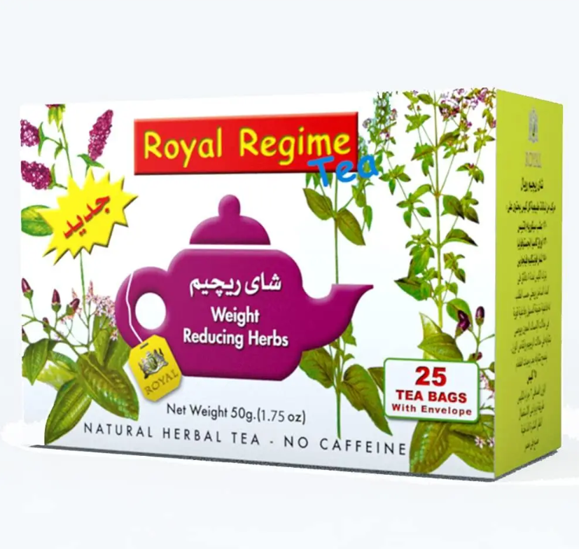 Чай для схуднення Royal Regime 25 Tea Bags Weight Less Reducing Herbs