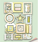 Рамки для фотографій із золотим фольгуванням 25 шт від Scrapmir Boy or Girl SM5500025, фото 2