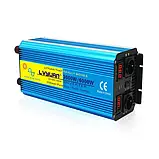 Інвертор LVYUAN P3024EU 3000W | 6000W, перетворювач напруги 12V/24V DC, 110V/220V AC, 50/60Hz, USB, 2 розетки, пульт, фото 4