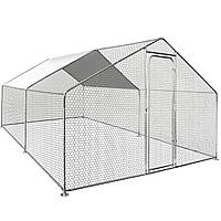 Клітка для свійської птиці Helper HP-1080 400x300x200см 12 м2 з оцинкованим каркасом і захисною сіткою