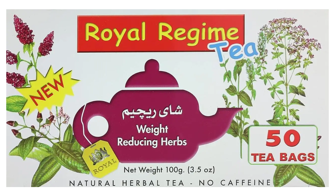 Чай для схуднення Royal Regime 50  Tea Bags Weight Less Reducing Herbs, фото 1