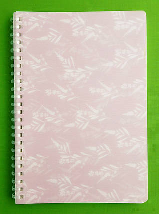 Канц Блокнот А5/80арк. ”Axent” /8033-1-A/ #, пласт. обкл., на спіралі, Lavender 1 (1/60), фото 1