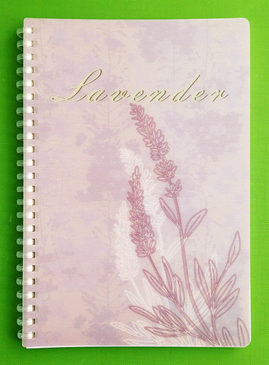 Канц Блокнот А5/80арк. ”Axent” /8033-3-A/ #, пласт. обкл., на спіралі, Lavender 3 (1/60)