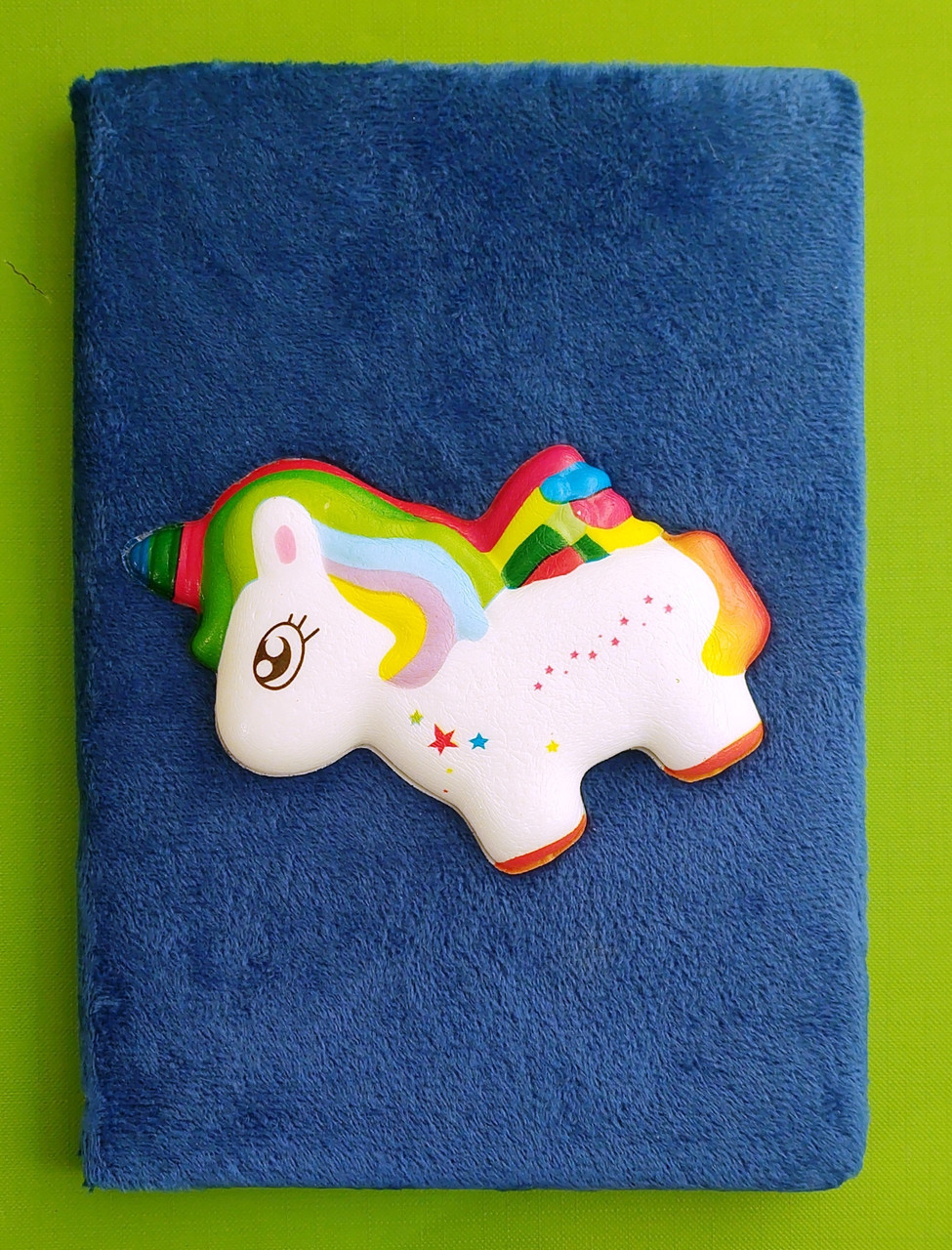 Канц Блокнот А5/80арк. ”WB” /5143/ фетровий з сквішем Одноріг