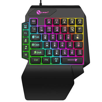 Провідна ігрова клавіатура на 35 клавіш з RGB підсвічуванням / Механічна міні-клавіатура