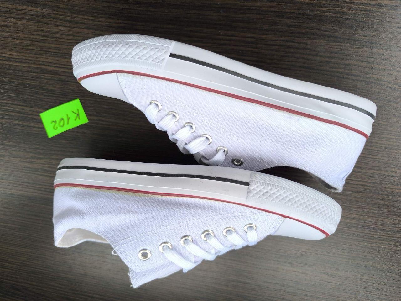 Белые кеды конверсы converse white женские подростковые унисекс тканевые летние текстил