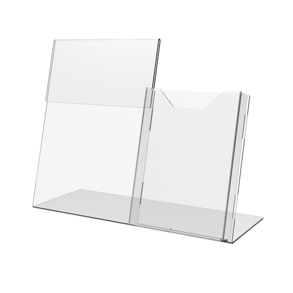 Менюхолдер EKOSTAR тейбл тент А5L з кишенею А6 верт, фото 1