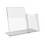 Менюхолдер EKOSTAR тейбл тент А5L з кишенею А6 верт, фото 2