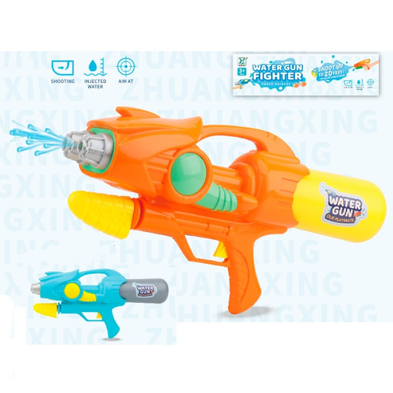 Водяний автомат Water gun 268, 47 см, помпа, 2 кольори