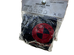 Чохли на підголівники BMW Бмв (2шт) чорні з принтом