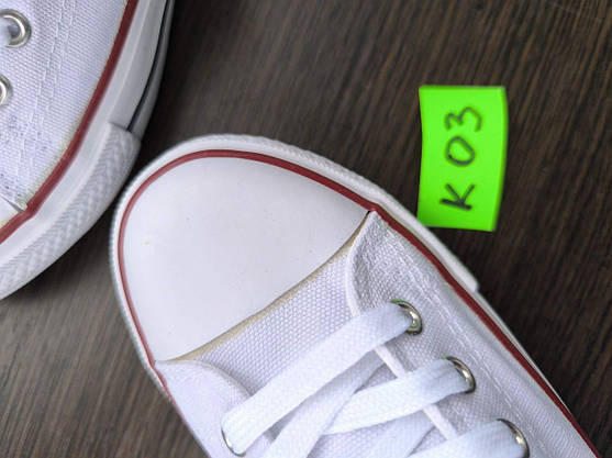 Білі кеди конверси converse white жіночі підліткові унісекс тканинні літні текстиль 39 р, фото 5