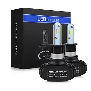 Комплект світлодіодних автомобільних LED-ламп S1 H4 (ЖЯ), фото 4