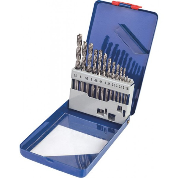 Набір свердл до металу 25 шт. (1,0-13,0 мм) Miol, фото 1